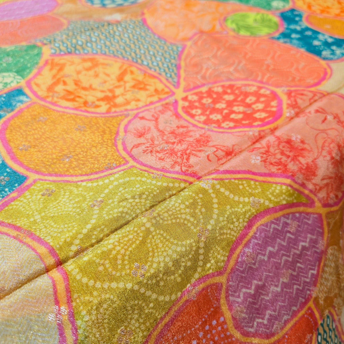 Tissue Flower Print (Orange)