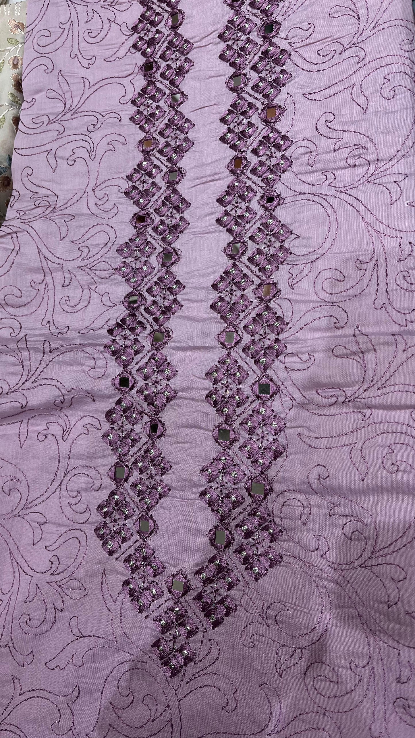 Cotton Silk Kurta Set Fabric