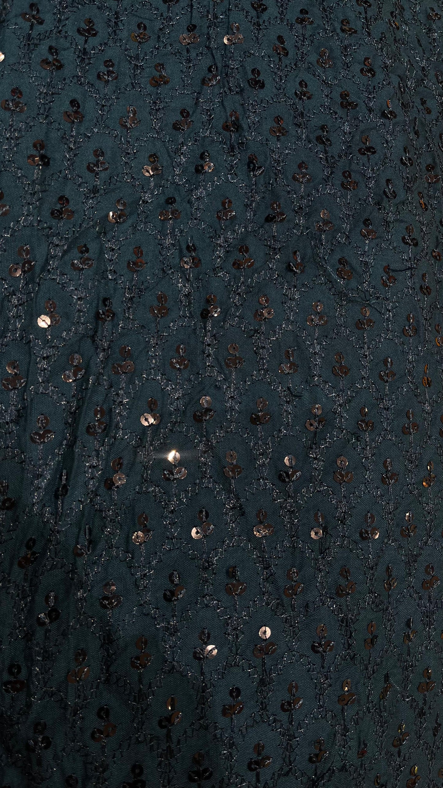 Rayon Fabric with Sifli Work