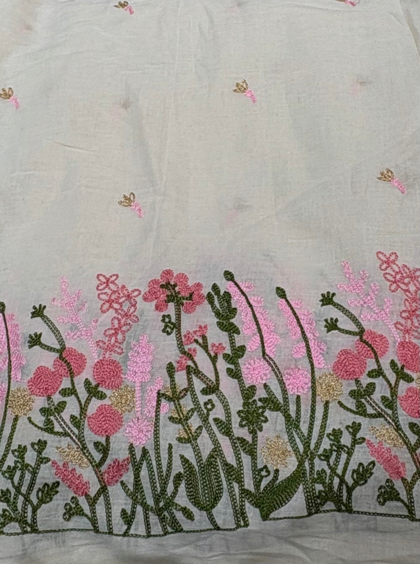 Threadwork on Mul Cotton