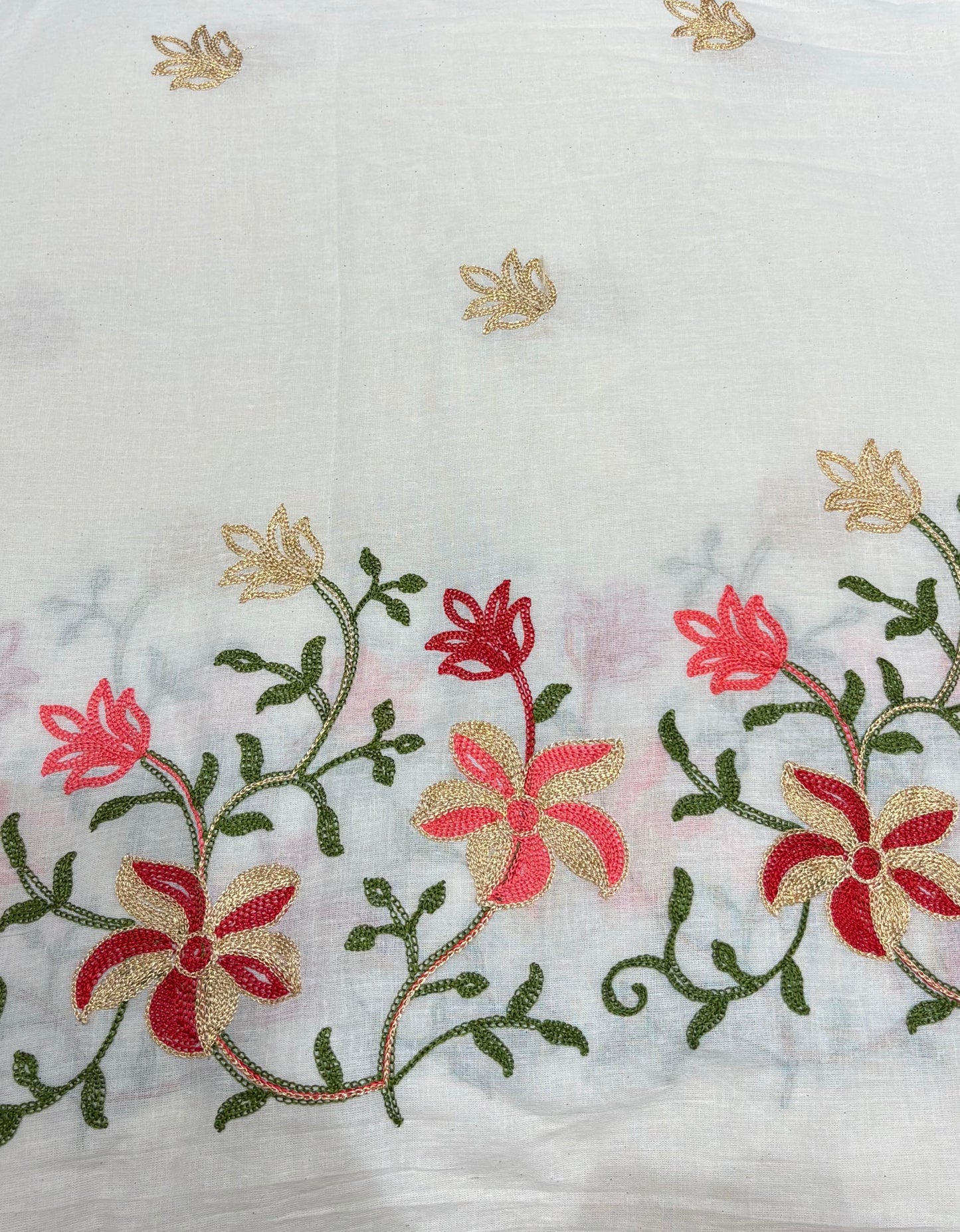 Threadwork on Mul Cotton