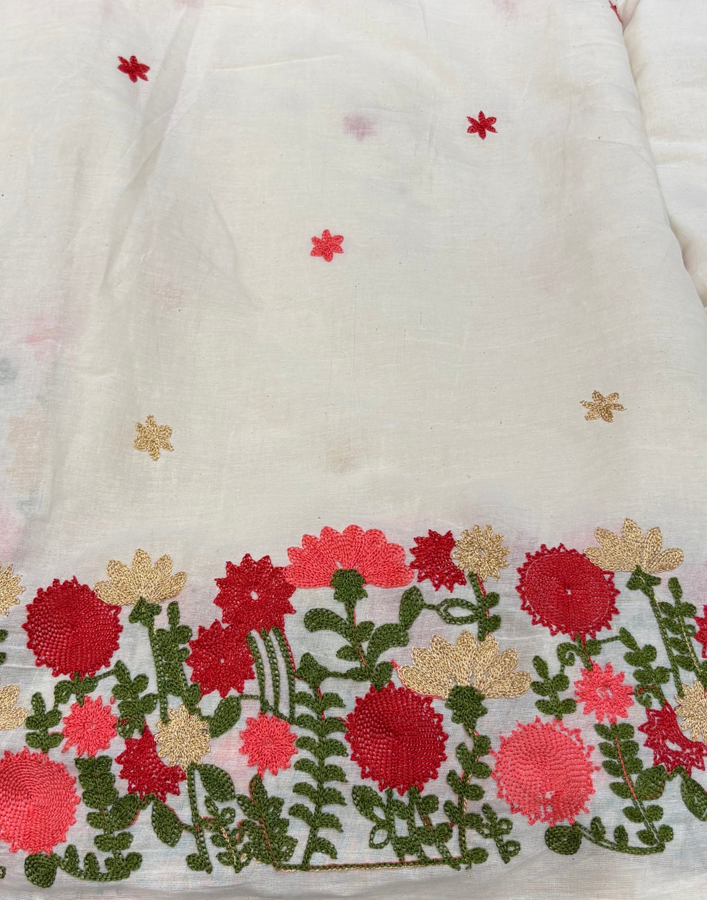 Threadwork on Mul Cotton