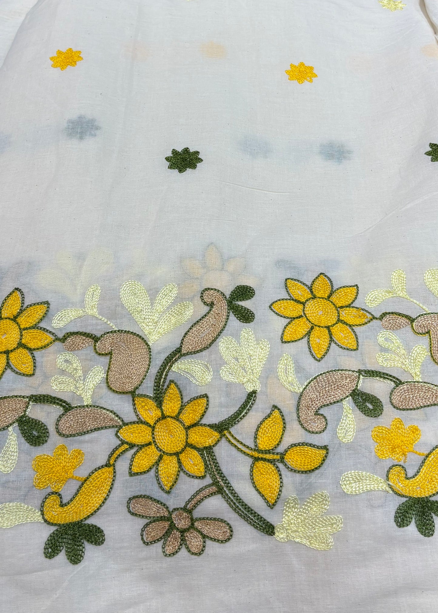 Threadwork on Mul Cotton