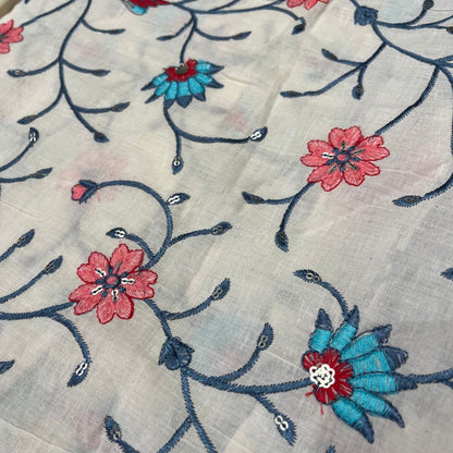 Cotton Threadwork (Navy Blue)