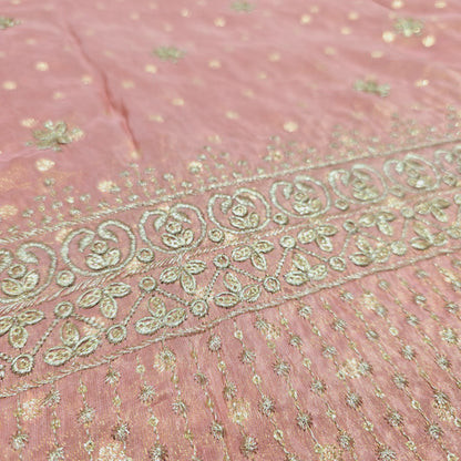 Tissue with Chota Buta & Border (Baby Pink)