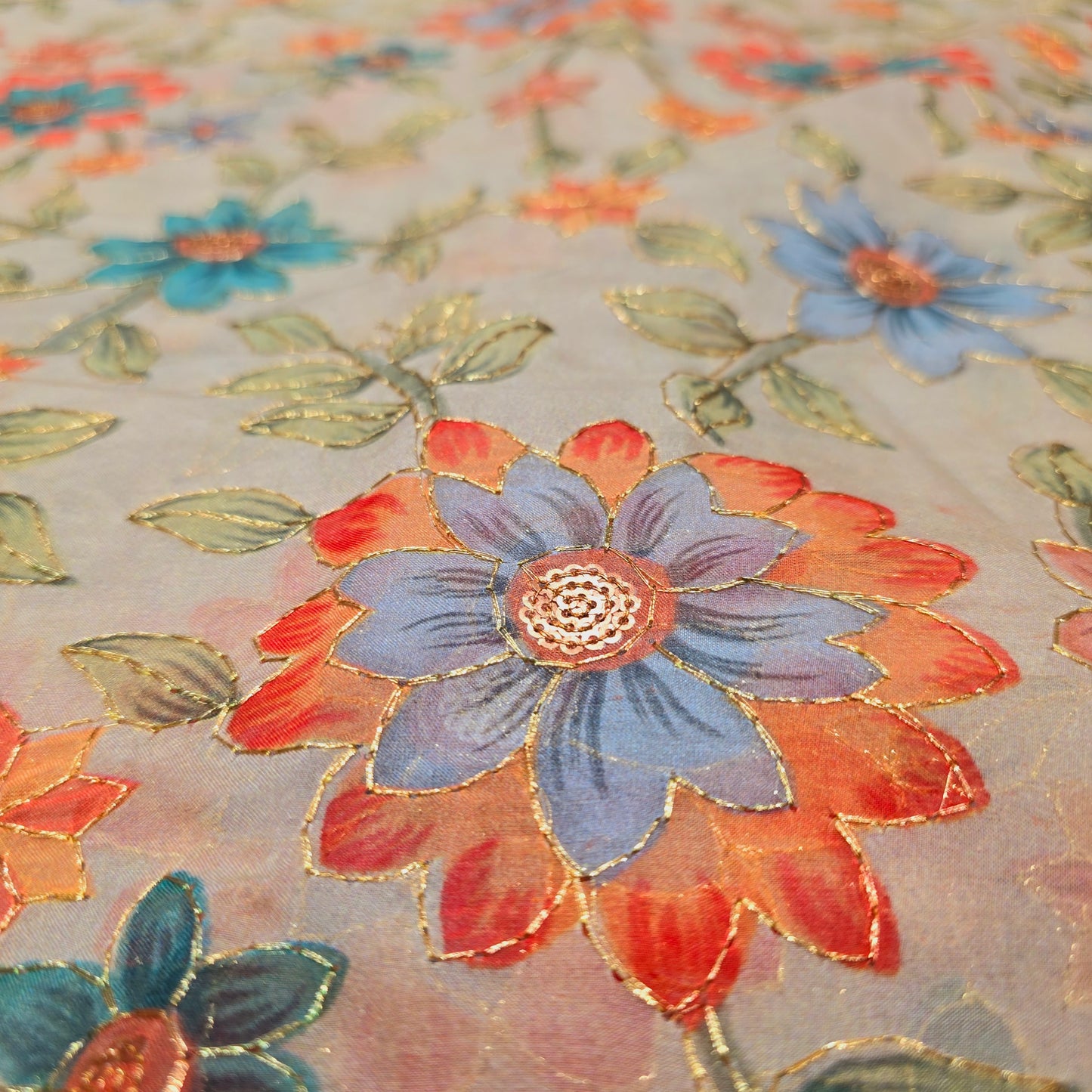 Organza Flower Print (Pista)