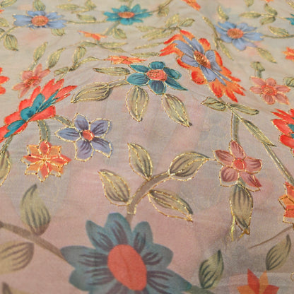 Organza Flower Print (Pista)