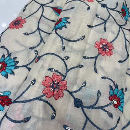 Cotton Threadwork (Navy Blue)