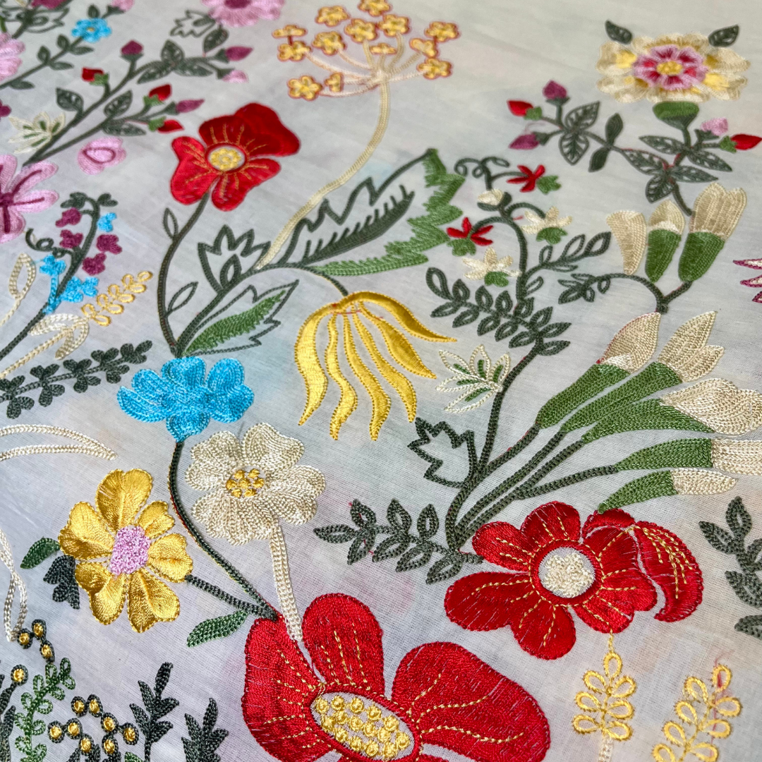 Cotton thread panel (Big Border)