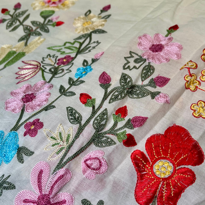 Cotton thread panel (Big Border)