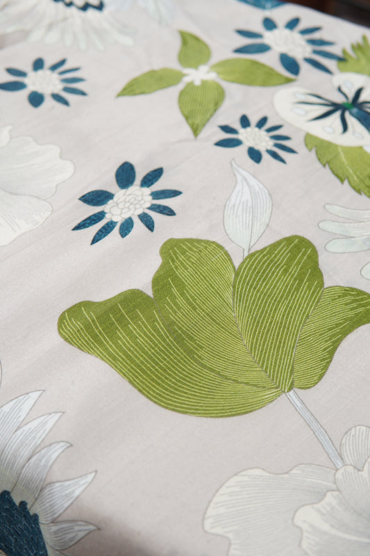 Printed Cotton Slub Fabric