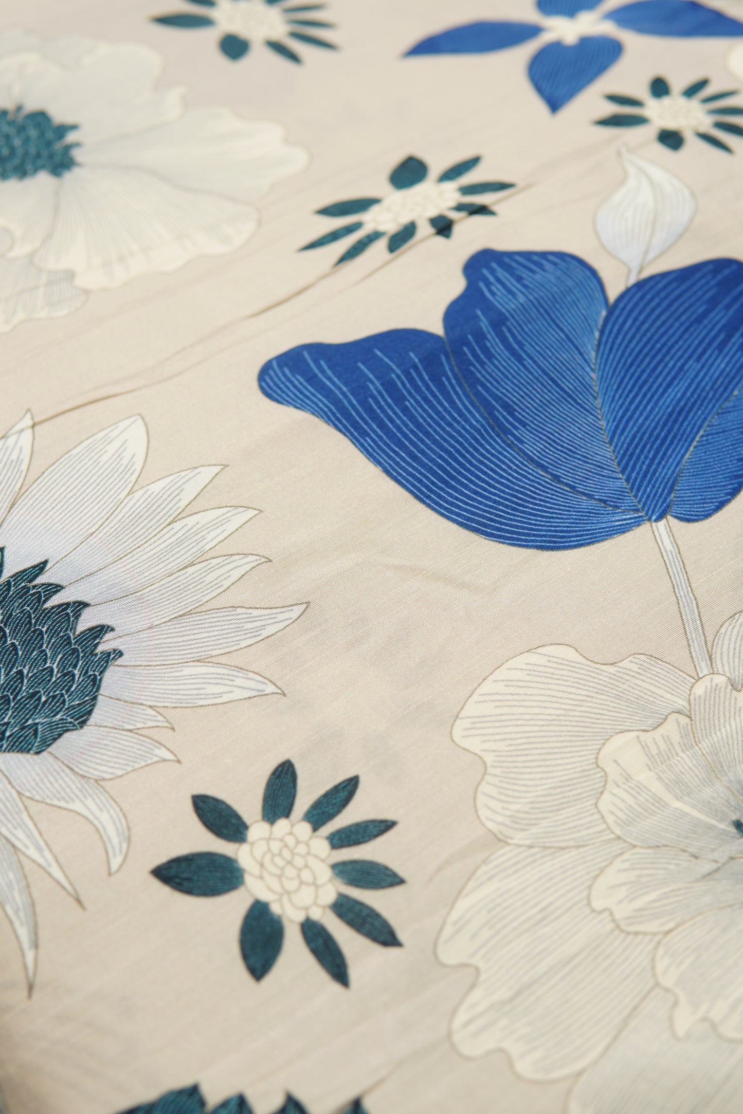 Printed Cotton Slub Fabric