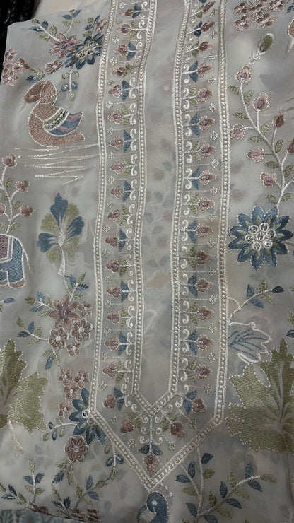 Cotton Silk Kurta Set Fabric