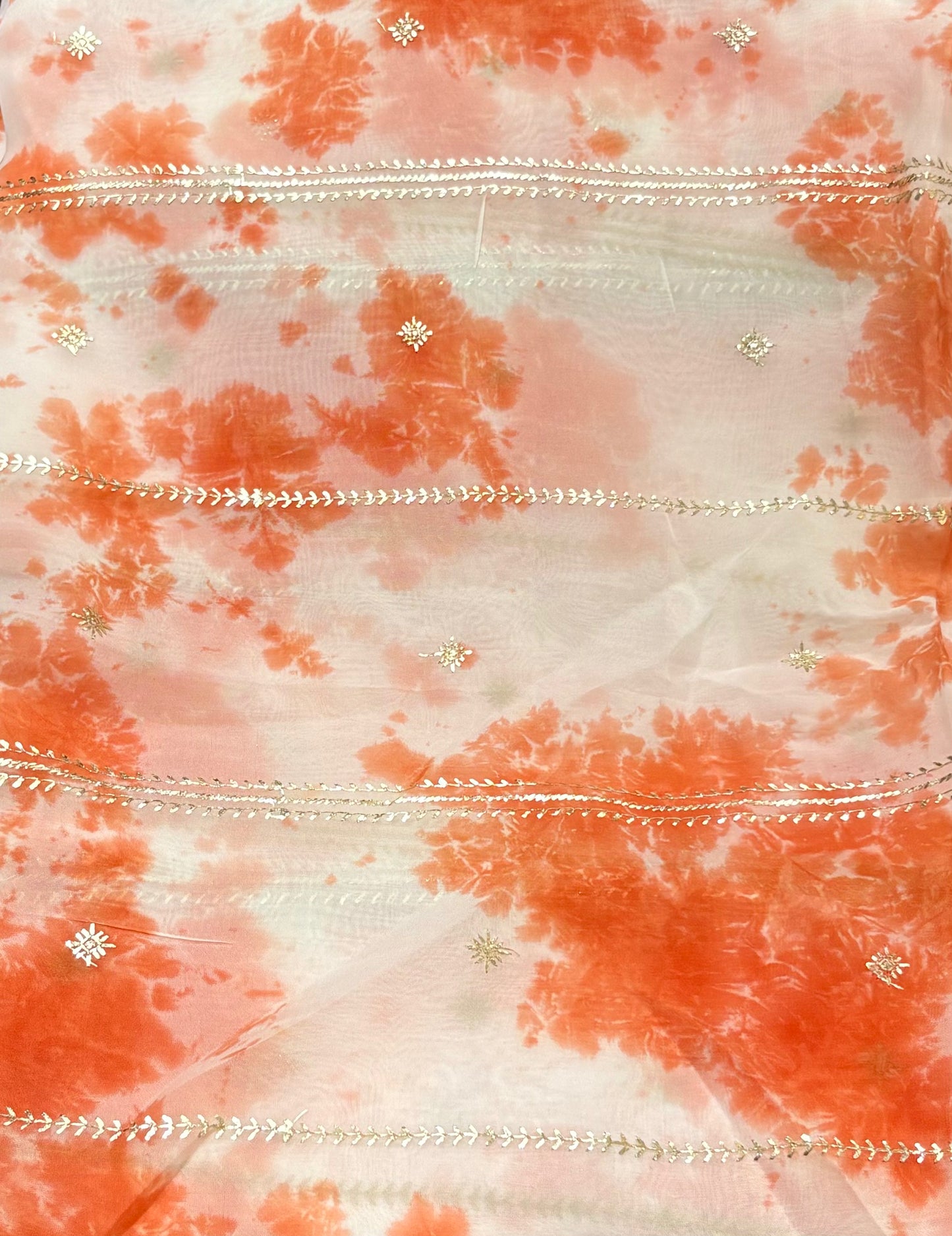 Organza with Gota Work