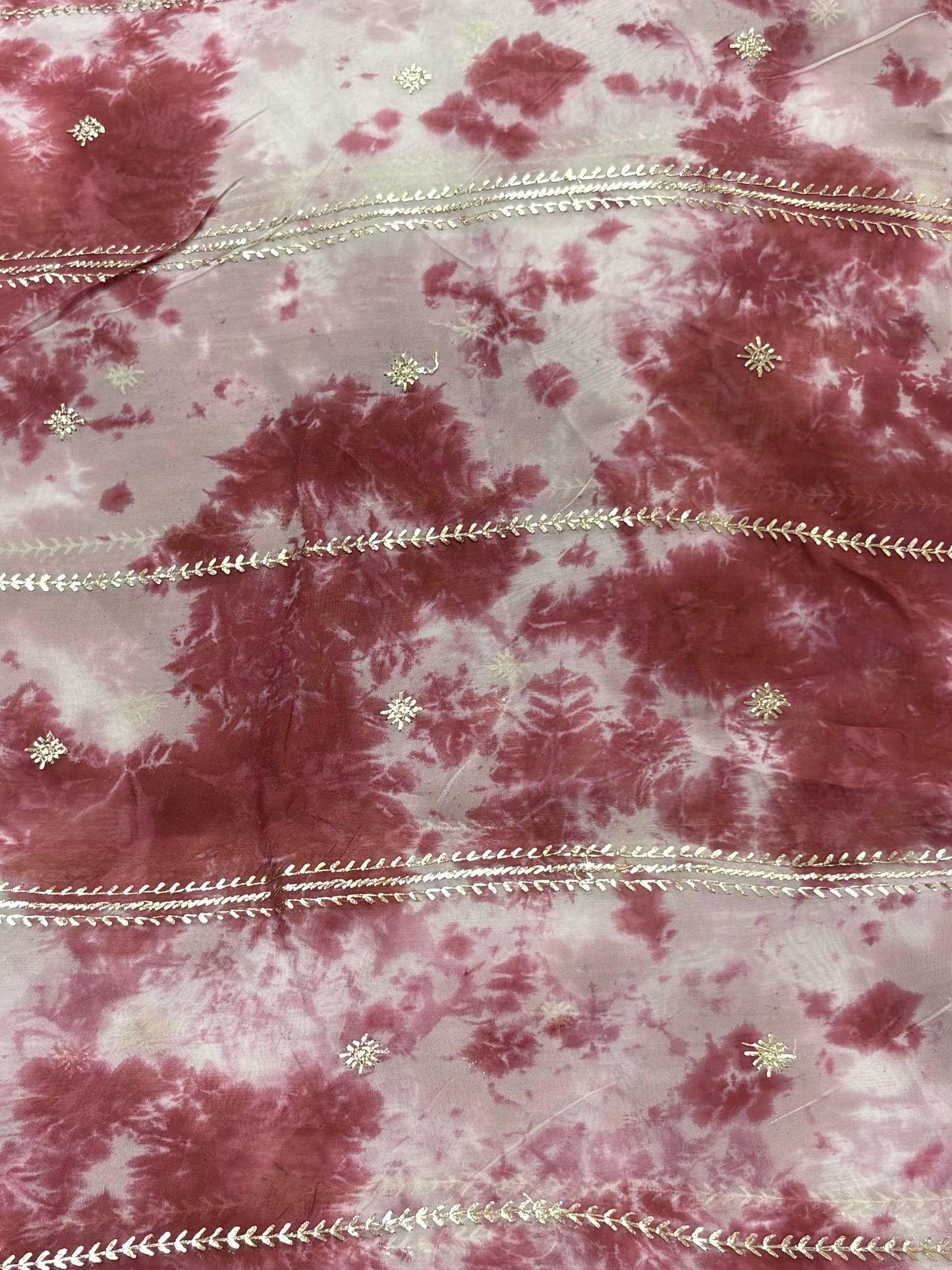 Organza with Gota Work