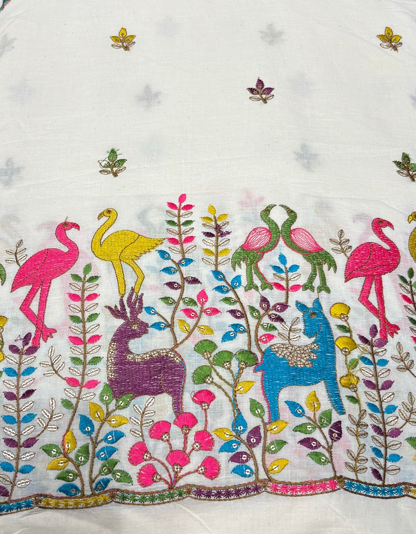 Kora Cotton with Threadwork on Daman