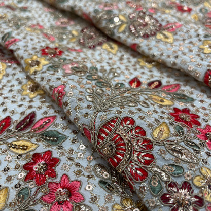 Royalty Fabric (Light Blue)
