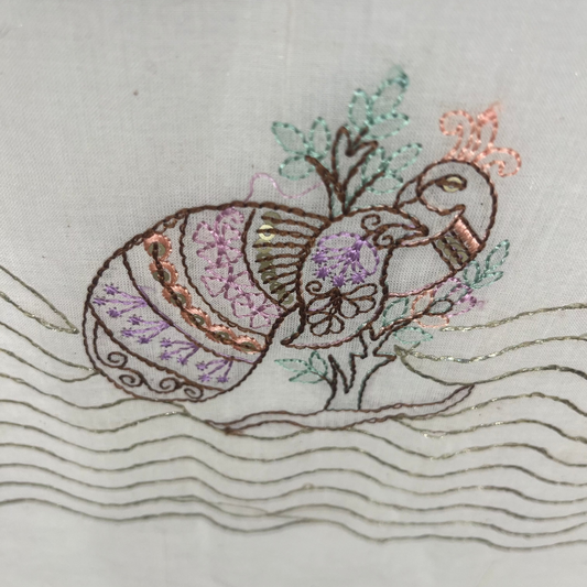 Cotton Threadwork (Peacock)