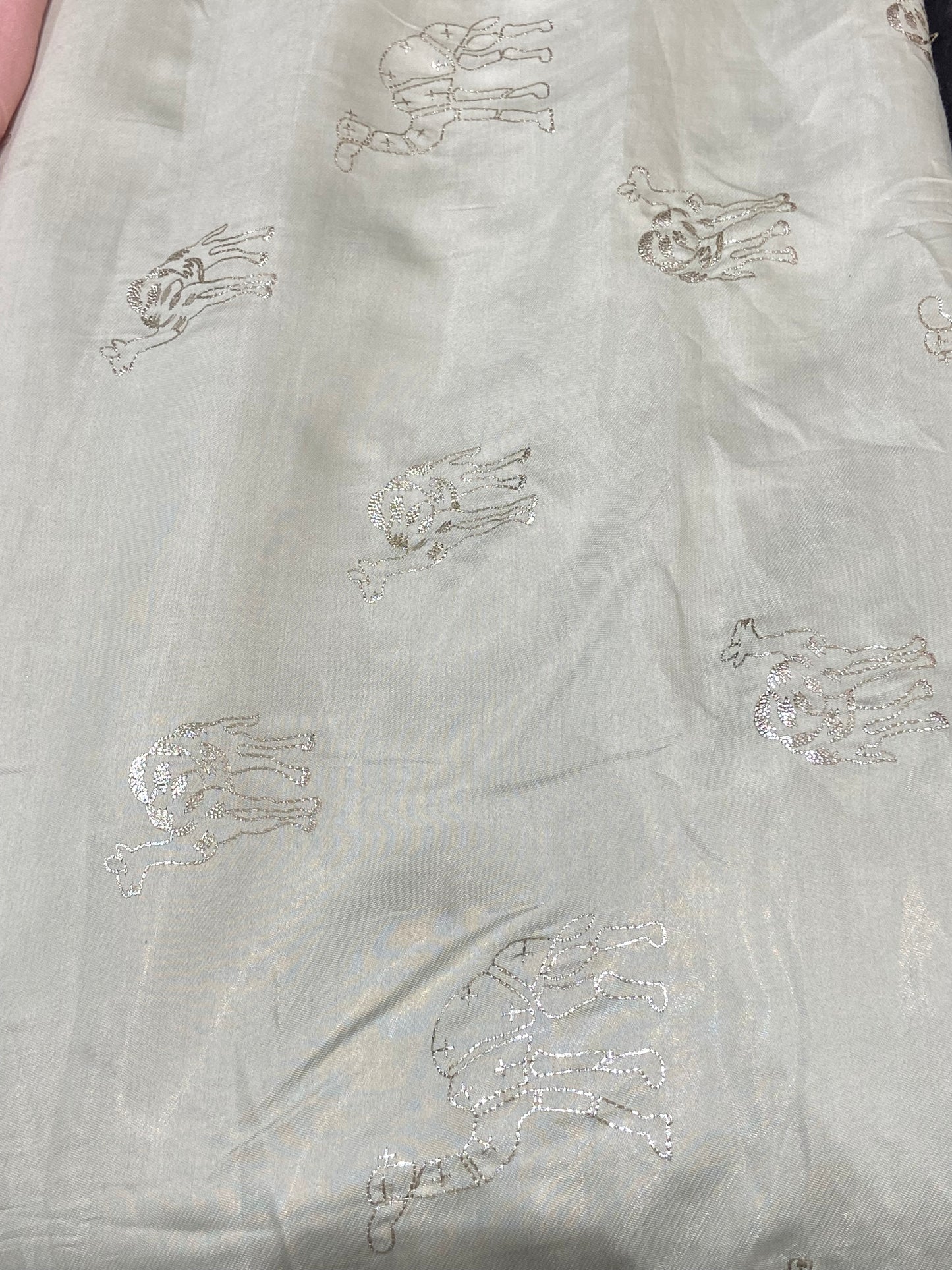 COTTON SILK FOIL FABRIC
