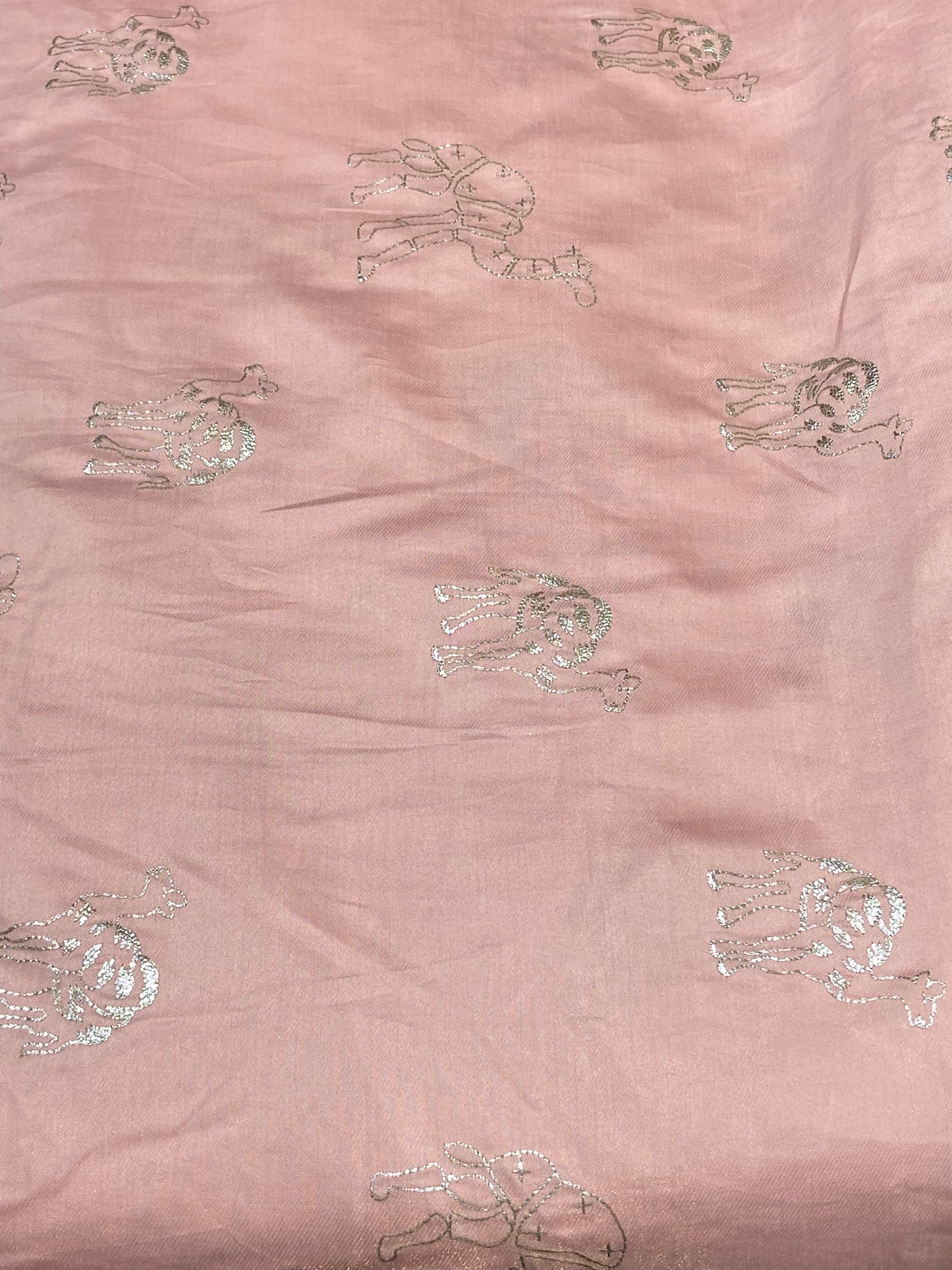 COTTON SILK FOIL FABRIC