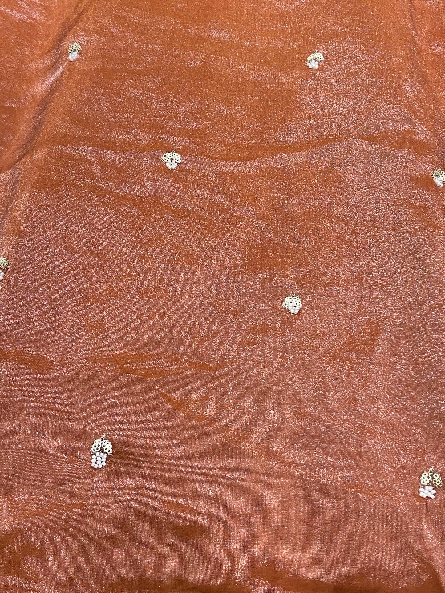 Tissue Fabric with Cutpipes Work