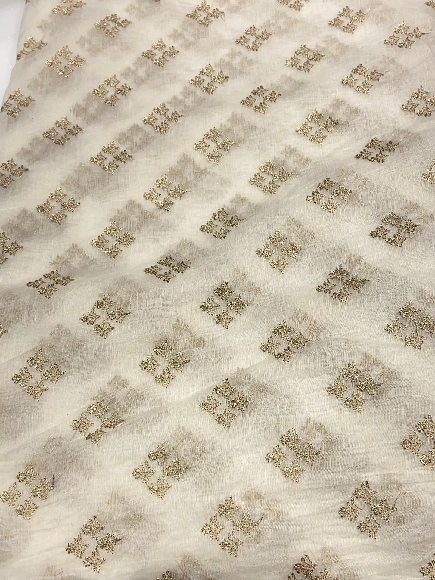 Chanderi Boota Fabric