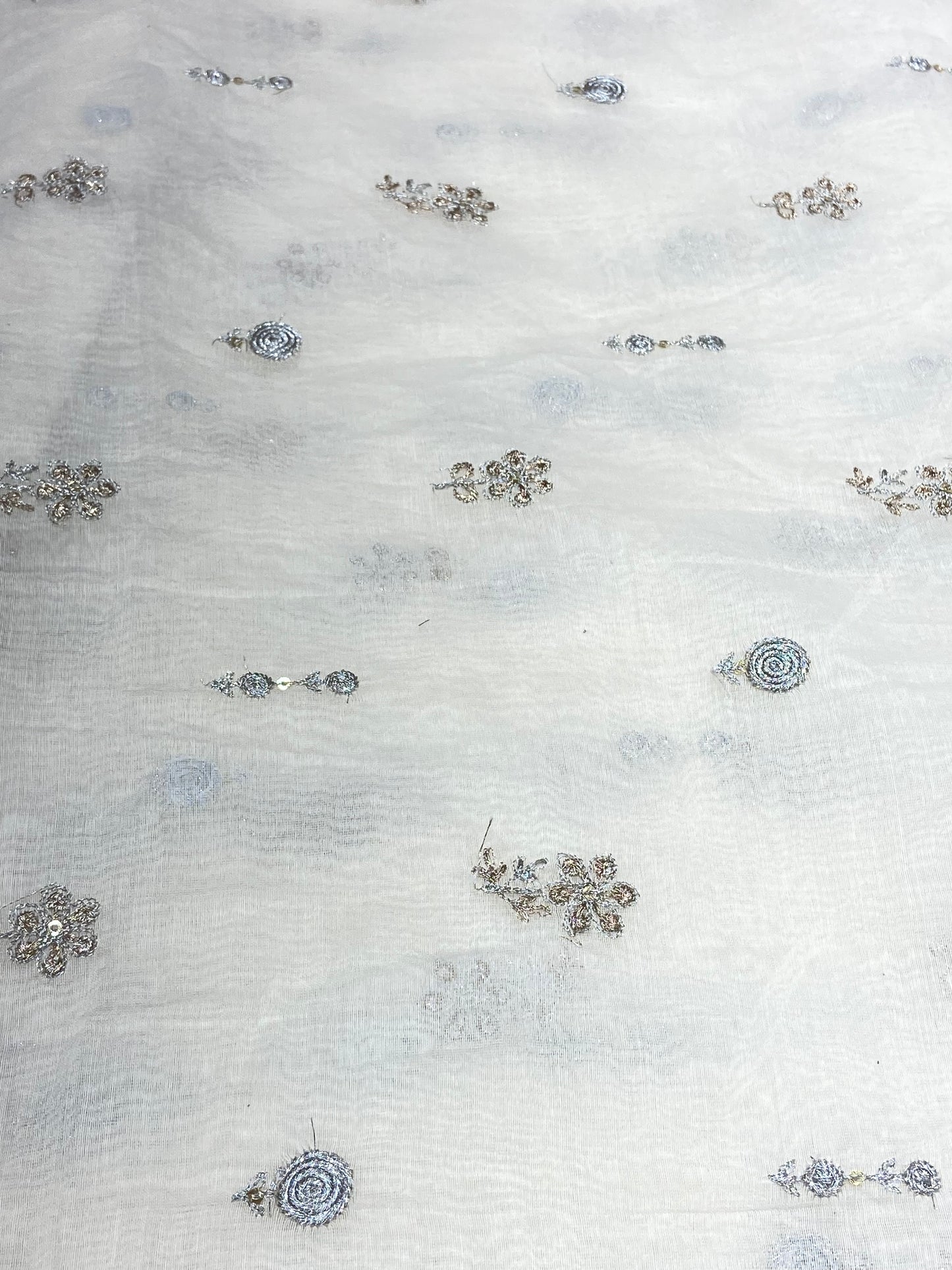 Chanderi Boota Fabric