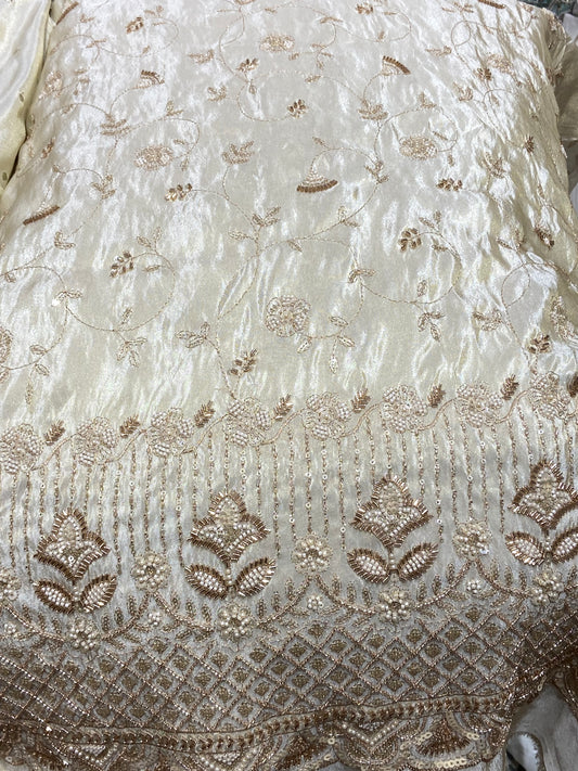 Glass Tissue Fabric with Heavy Work