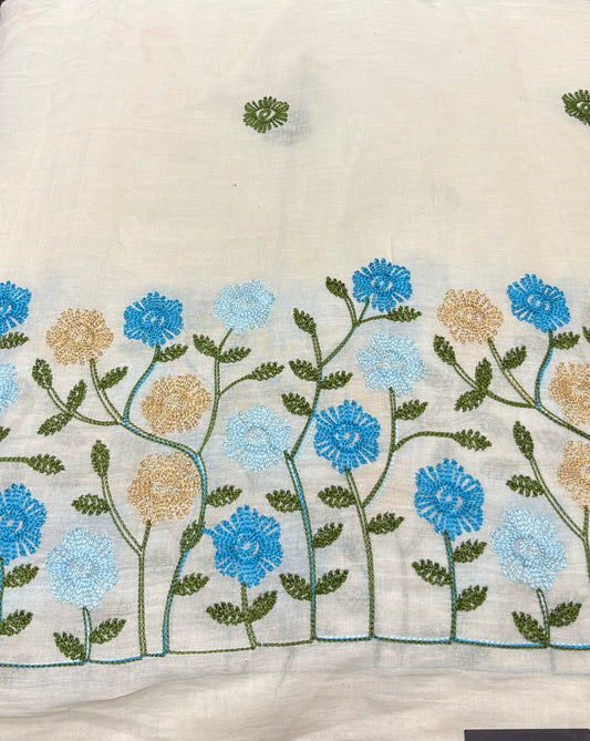 Threadwork on Mul Cotton
