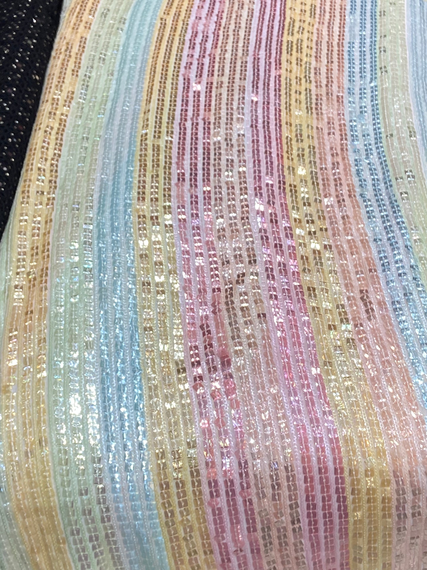 Multicolored Sequin Fabric