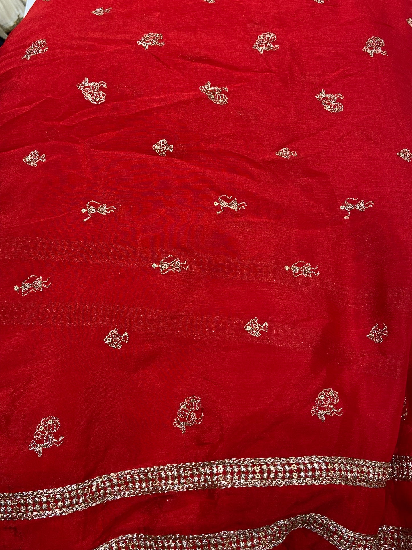 RED & WHITE FABRICS