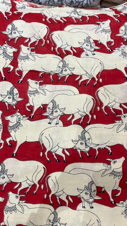 Pichwai Print Jaipuri Cotton