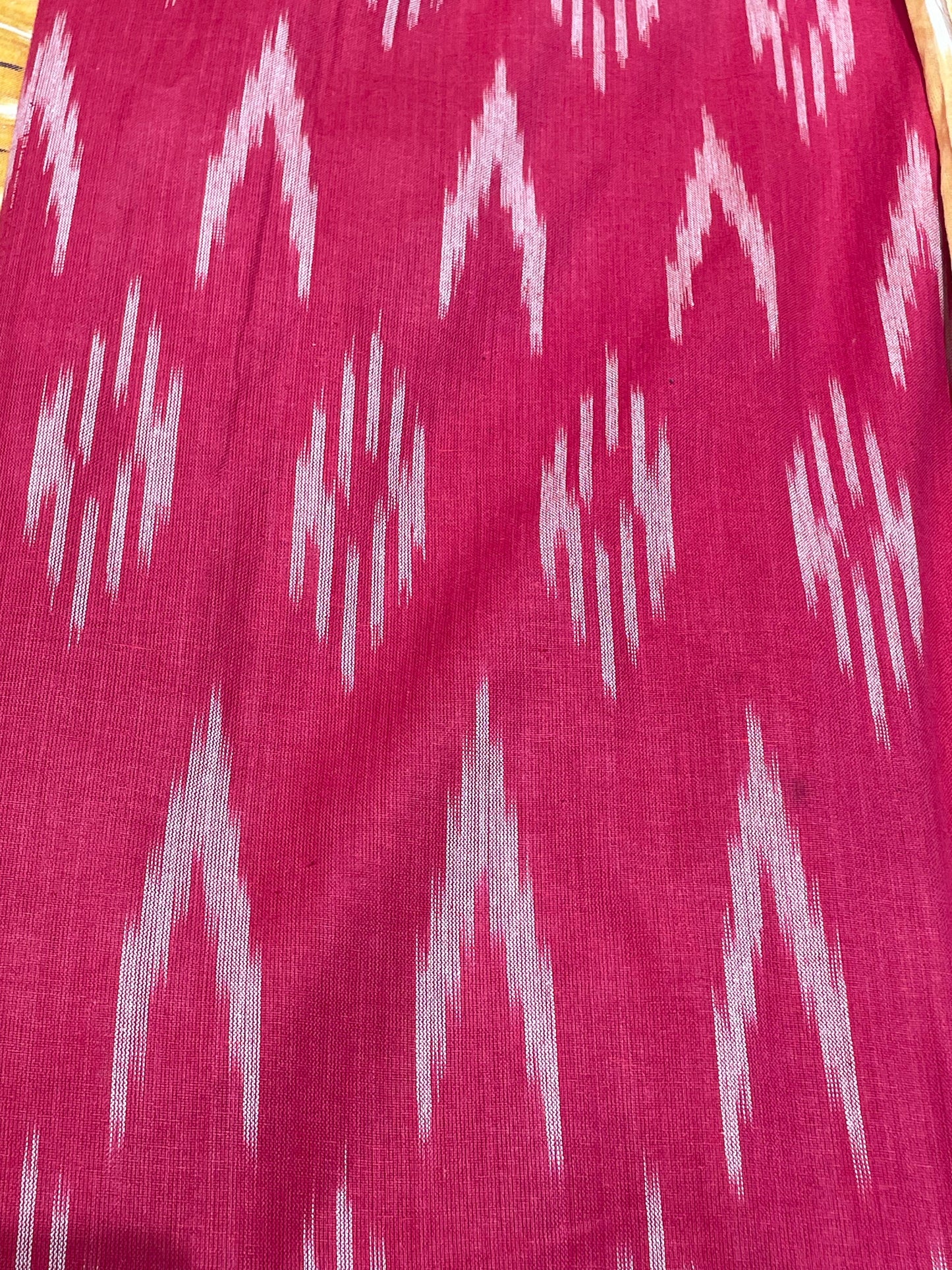 Ikkat Prints On Cotton Fabric