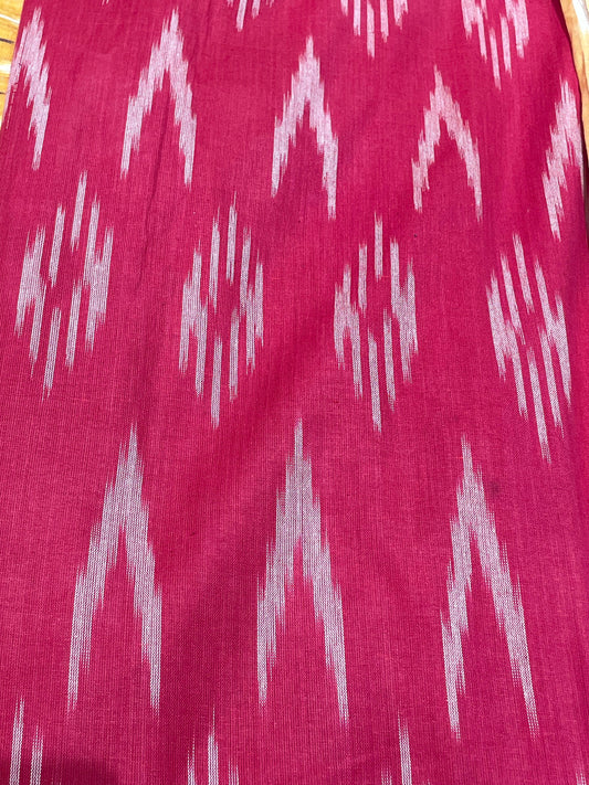 Ikkat Prints On Cotton Fabric