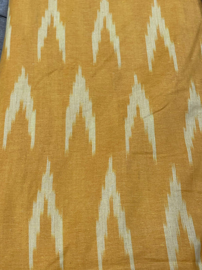 Ikkat Prints On Cotton Fabric