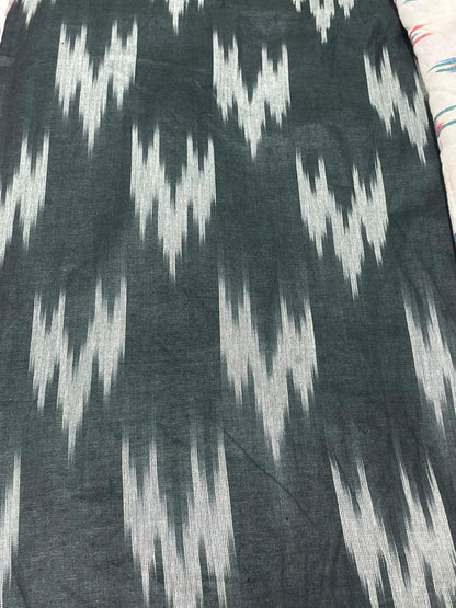 Ikkat Prints On Cotton Fabric
