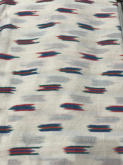 Ikkat Prints On Cotton Fabric